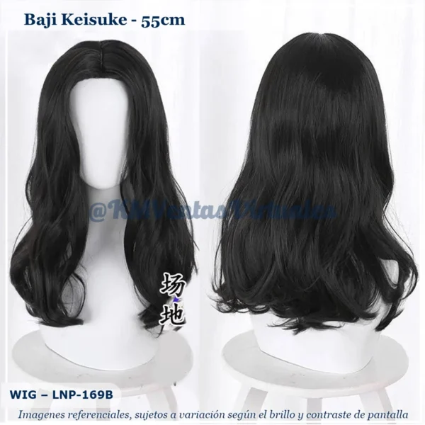 Peluca Keisuke Negro Mediana (WIG-LNP-169B)