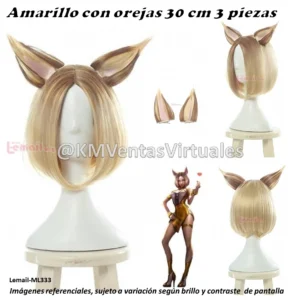 Peluca K/DA Rubio Corta (WIG-ML333)