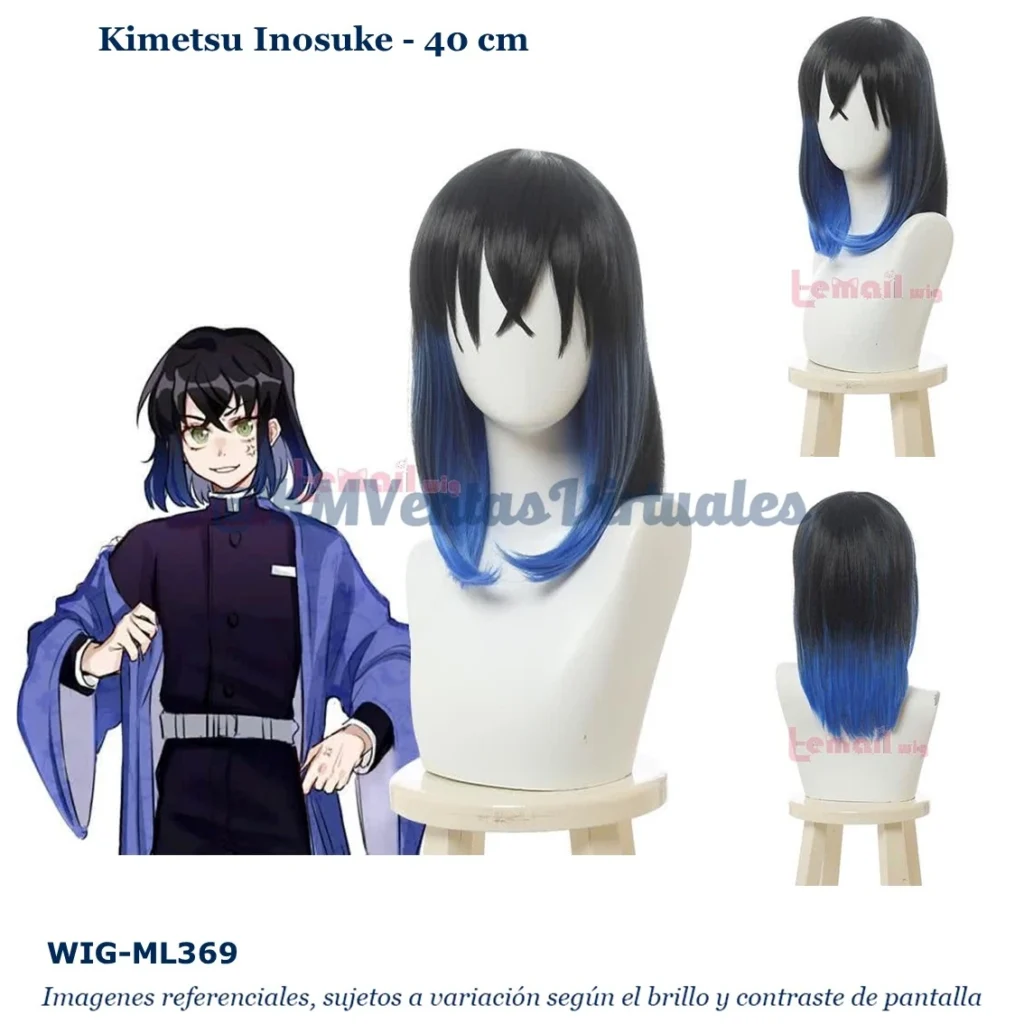 Peluca Inosuke Mixto Corta (WIG-ML369)