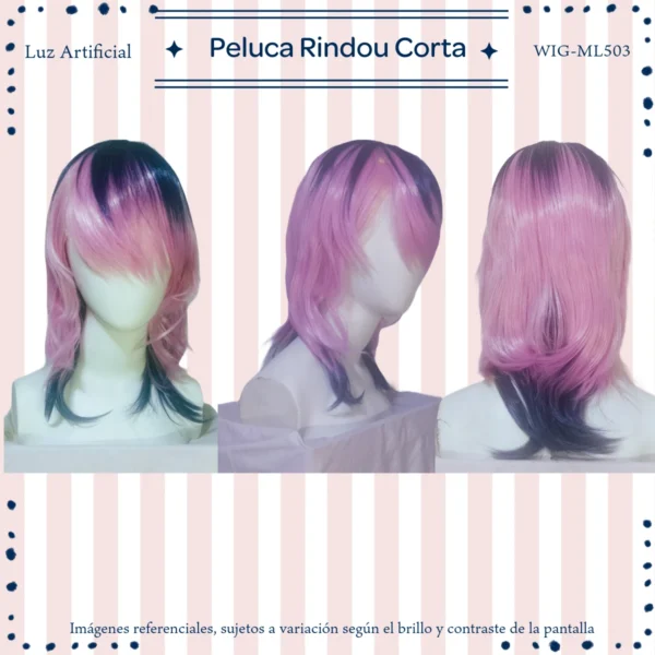 Peluca Rindou Mixto Corta (WIG-ML503) - Image 4