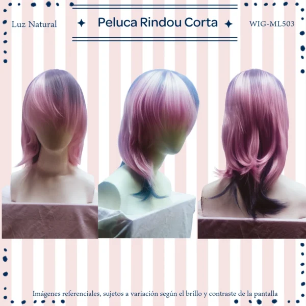 Peluca Rindou Mixto Corta (WIG-ML503) - Image 2