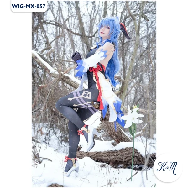 Peluca Ganyu Azul Larga (WIG-MX-057) - Image 2
