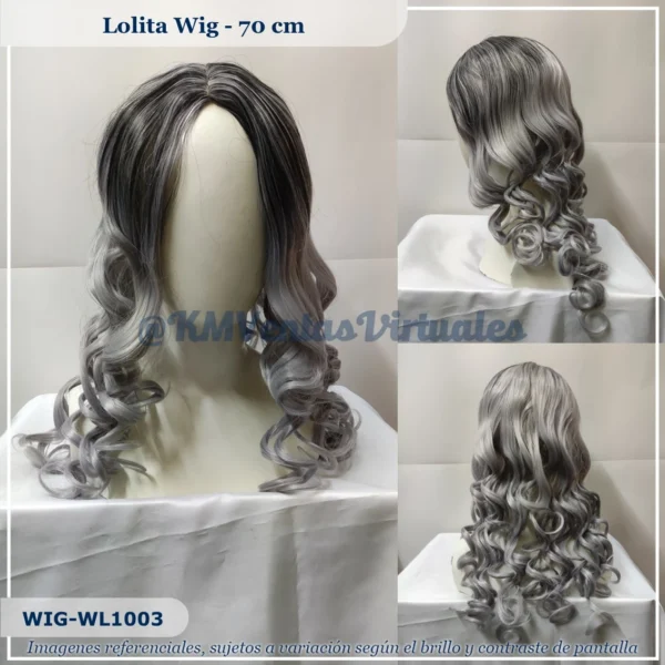 Peluca Gris Mediana (WIG-WL1003)