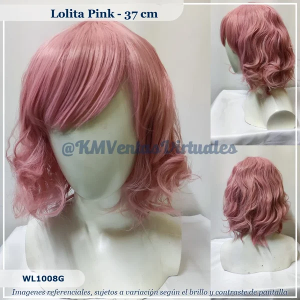 Peluca Rosado Corta (WIG-WL1008G)