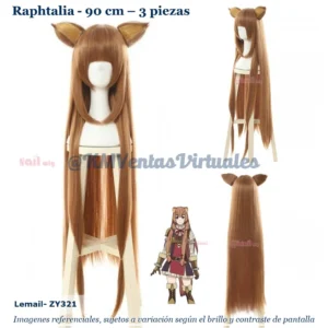 Peluca Raphtalia Castaño Larga (WIG-ZY321)
