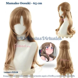 Peluca Mamako Castaño Mediana (WIG-ZY329)
