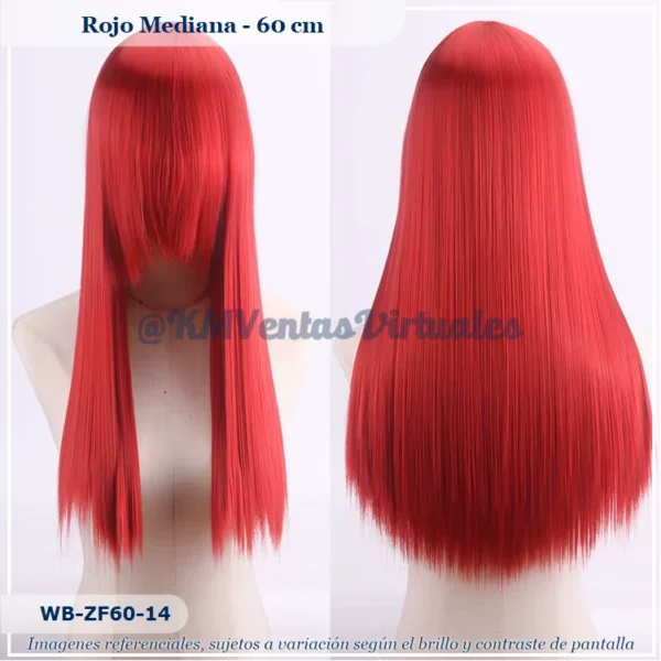 Peluca Rojo Mediana (WB-ZF60-14)