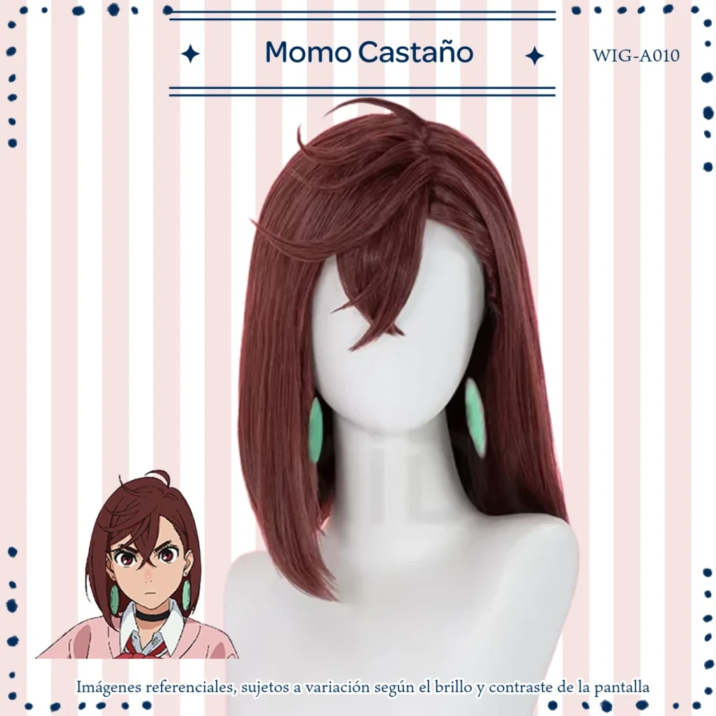 Peluca Momo Castaño Corta (WIG-A010)