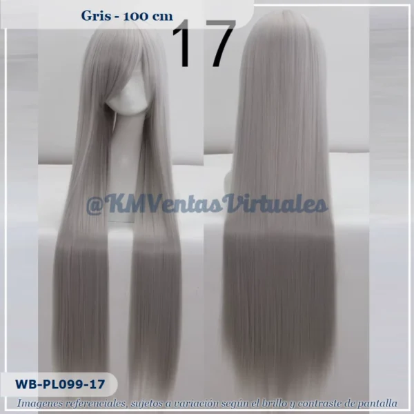Peluca Platinado Larga (WB-PL099-17)