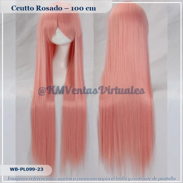Peluca Rosado Larga (WB-PL099-23)
