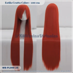 Peluca Naranja Larga (WB-PL099-25)