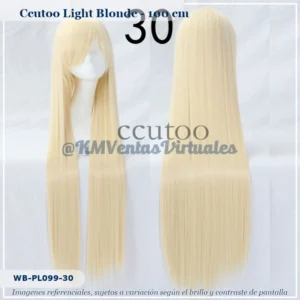 Peluca Runa Rubio Larga (WB-PL099-30)