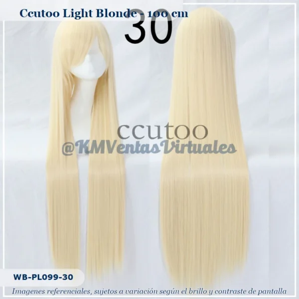 Peluca Runa Rubio Larga (WB-PL099-30)