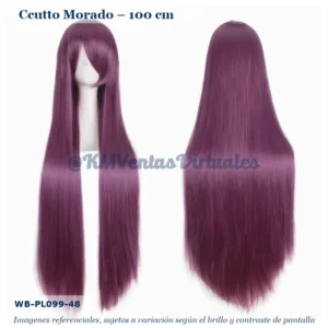 Peluca Reze Morado Larga (WB-PL099-48)