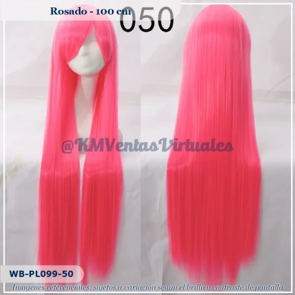 Peluca Rosado Larga (WB-PL099-50)