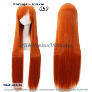 Peluca Naranja Larga (WB-PL099-59)