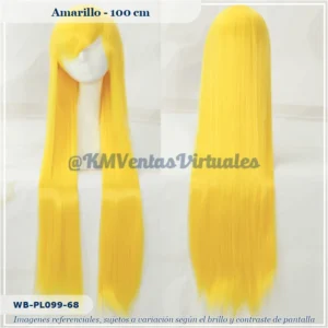 Peluca Amarillo Larga (WB-PL099-68)