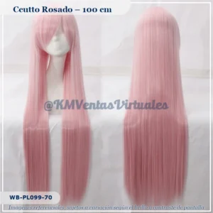 Peluca Rosado Larga (WB-PL099-70)