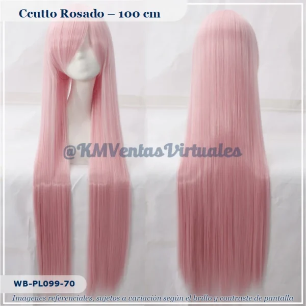 Peluca Rosado Larga (WB-PL099-70)