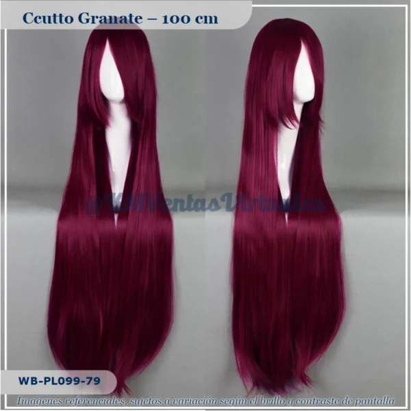 Peluca Rojo Larga (WB-PL099-79)