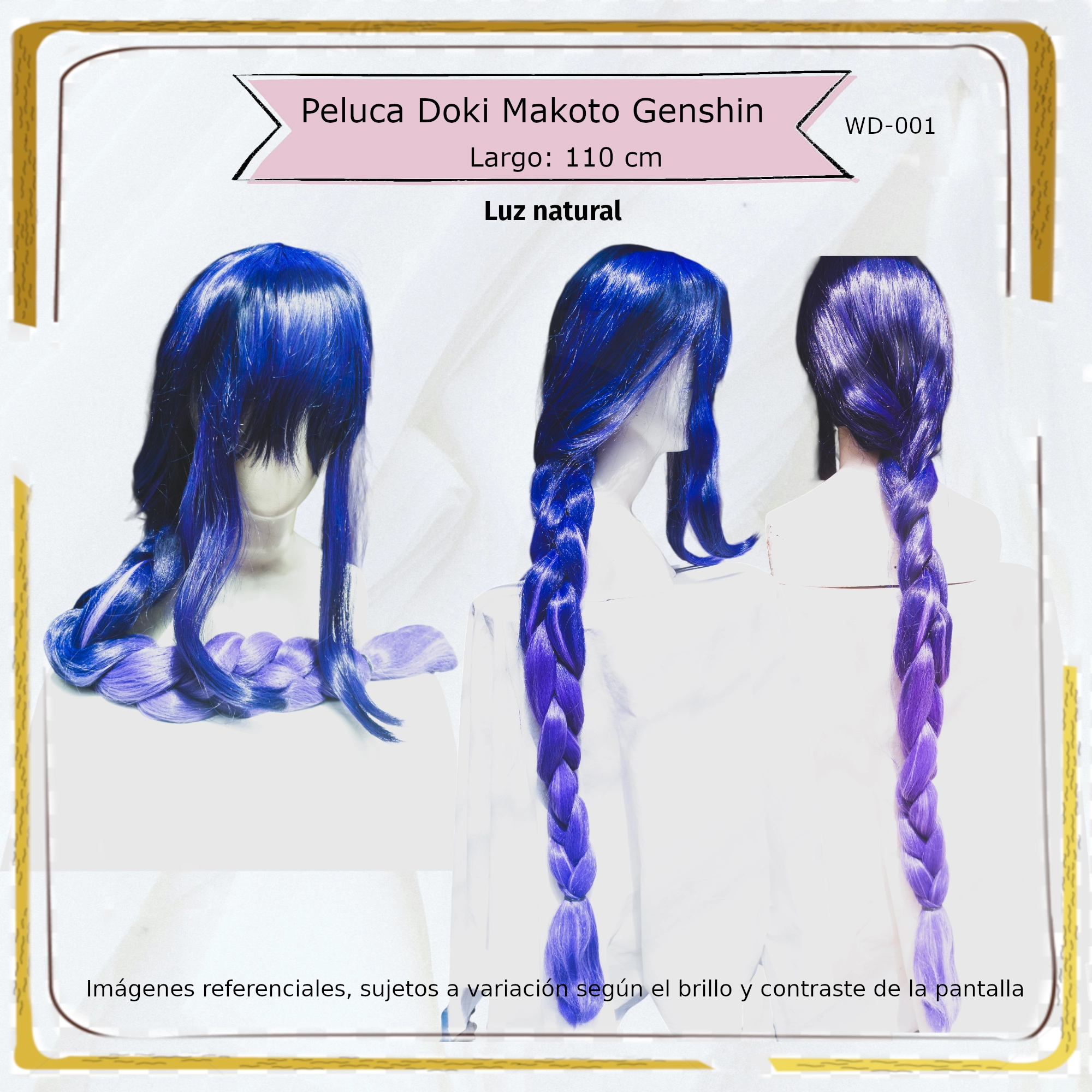 Peluca Doki Makoto Genshin (WD-001) - Image 2