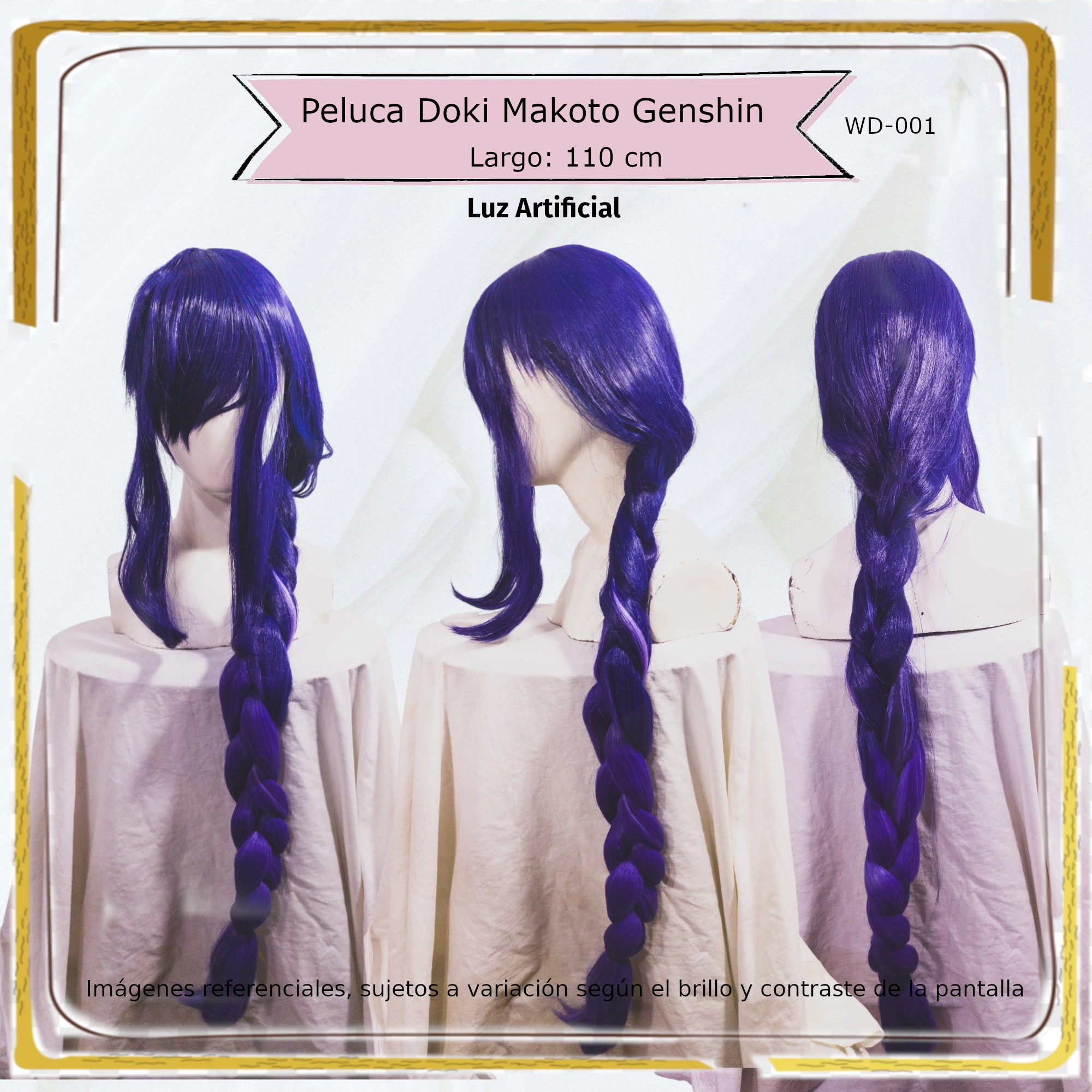 Peluca Doki Makoto Genshin (WD-001) - Image 3