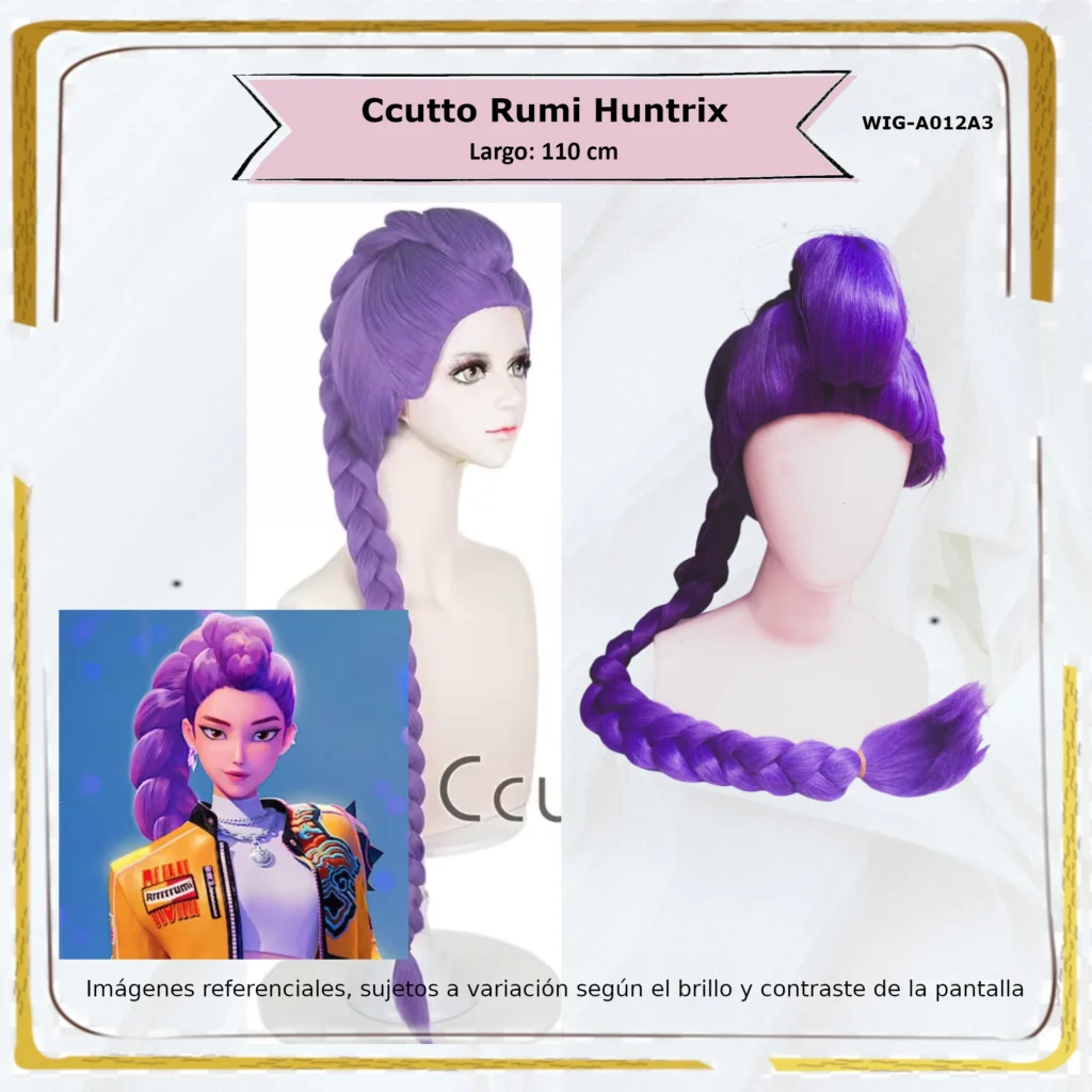 Peluca Rumi Morado Larga (WIG-A012A3)