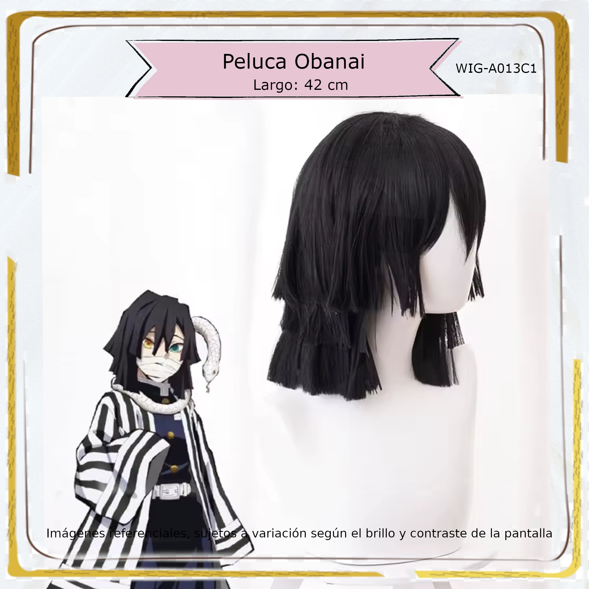 Peluca Obanai (WIG-A013C1)