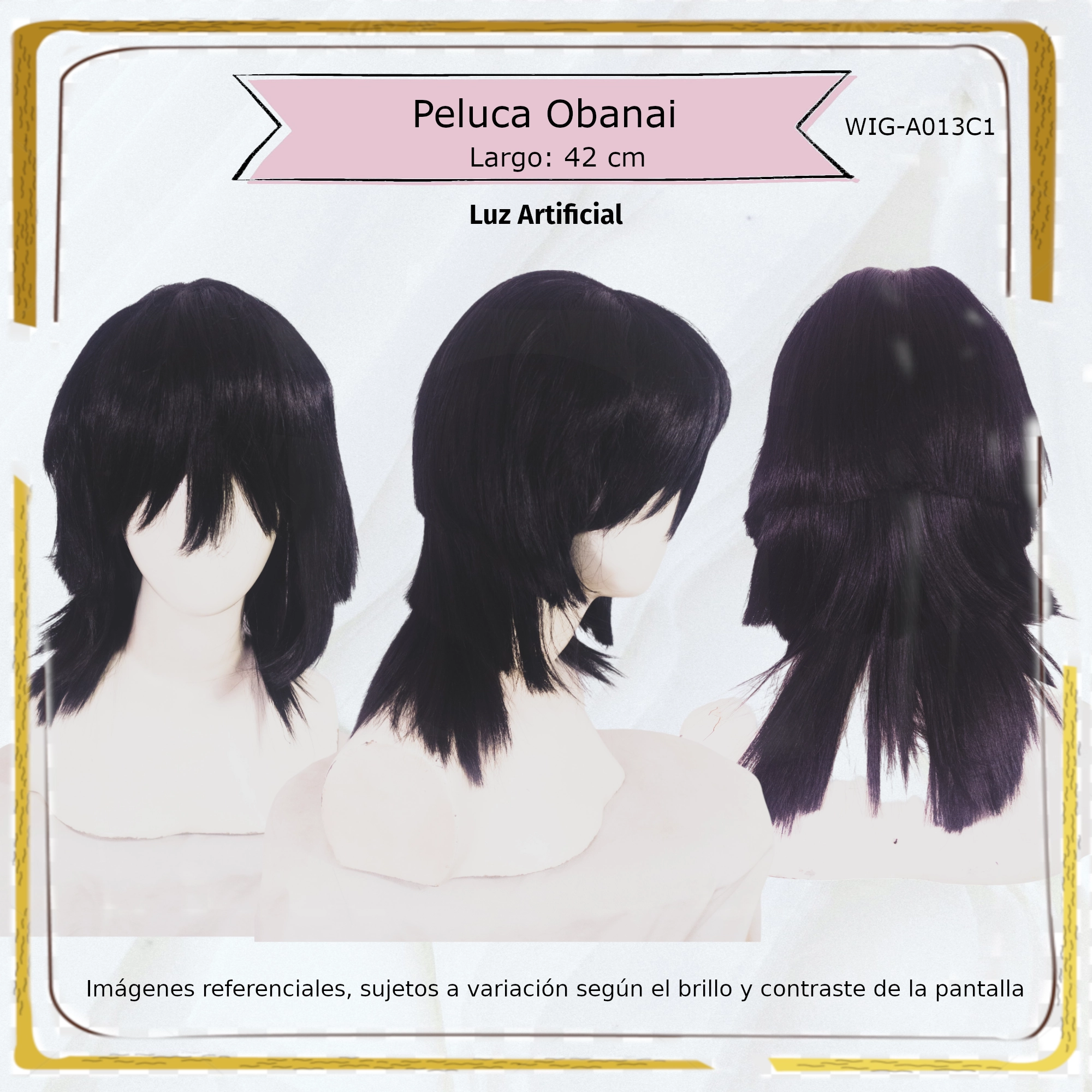 Peluca Obanai (WIG-A013C1) - Image 2